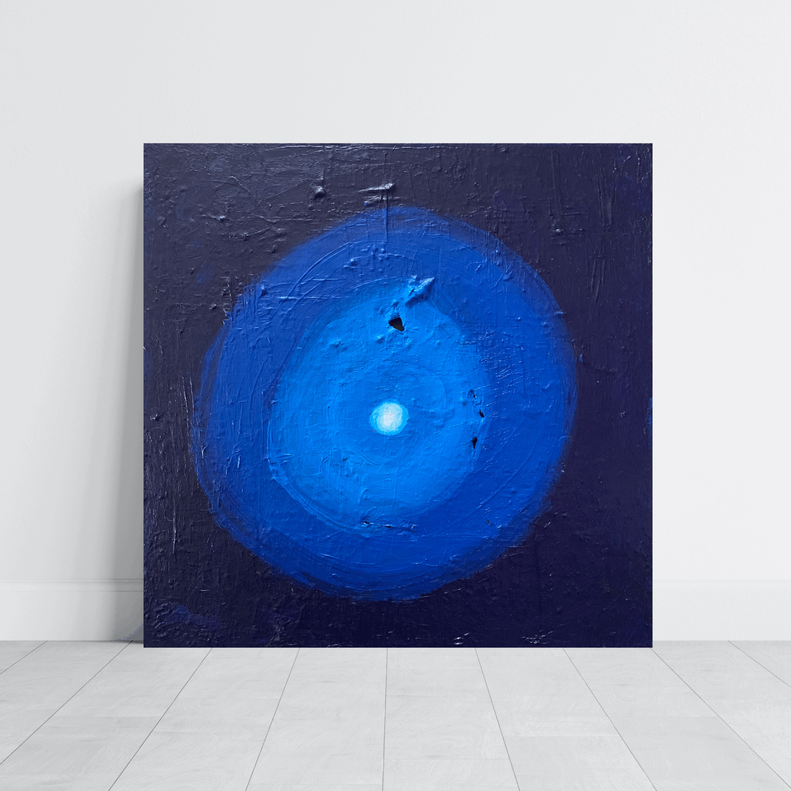 Peinture sur toile pour équilibrer son chakra gorge
